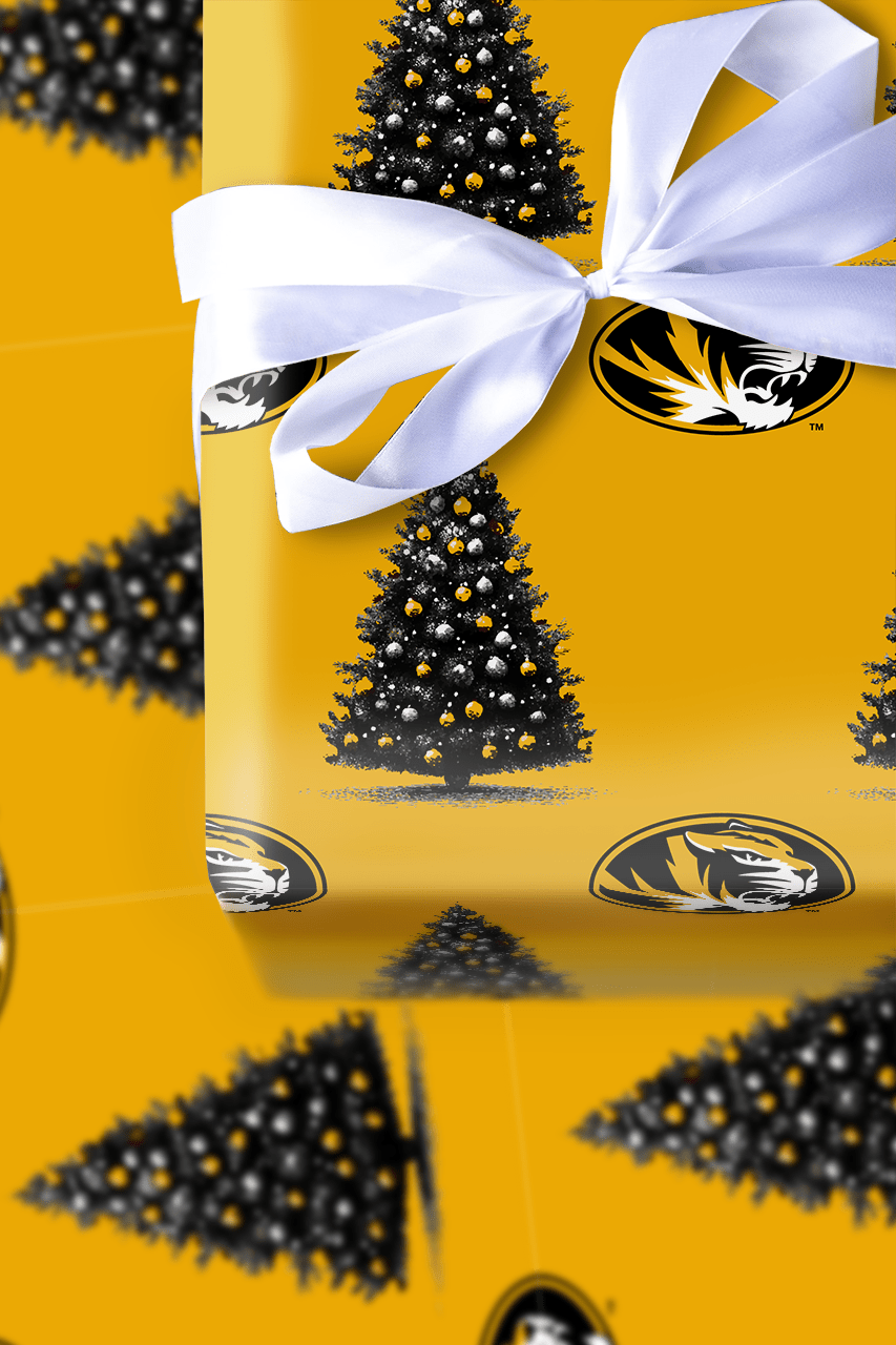 Mizzou Fir the Holidays - Wrapping Paper - Aspen & Arlo