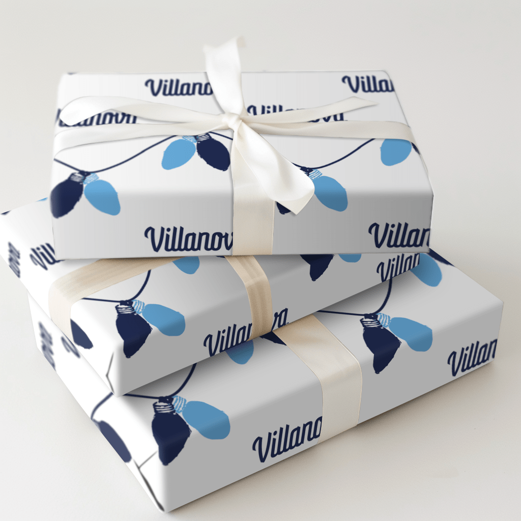 Villanova Script Bulbs - Wrapping Paper - Aspen & Arlo