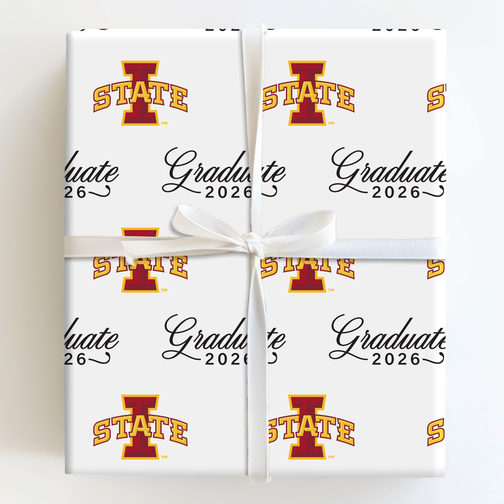 Iowa State Graduate 2026 - Wrapping Paper - Aspen & Arlo