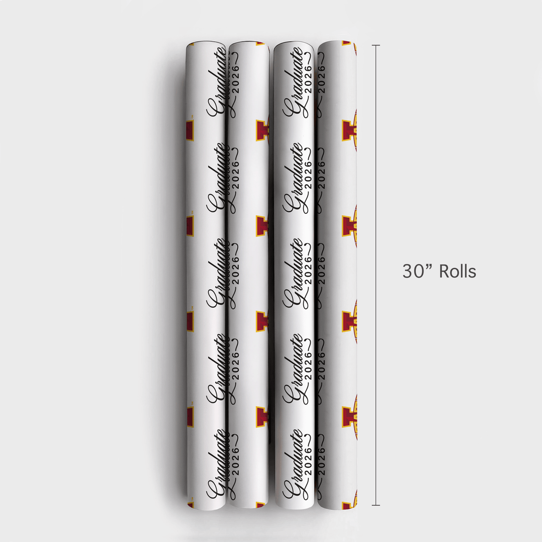 Iowa State Graduate 2026 - Wrapping Paper - Aspen & Arlo