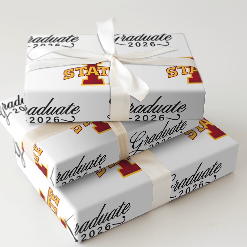 Iowa State Graduate 2026 - Wrapping Paper - Aspen & Arlo