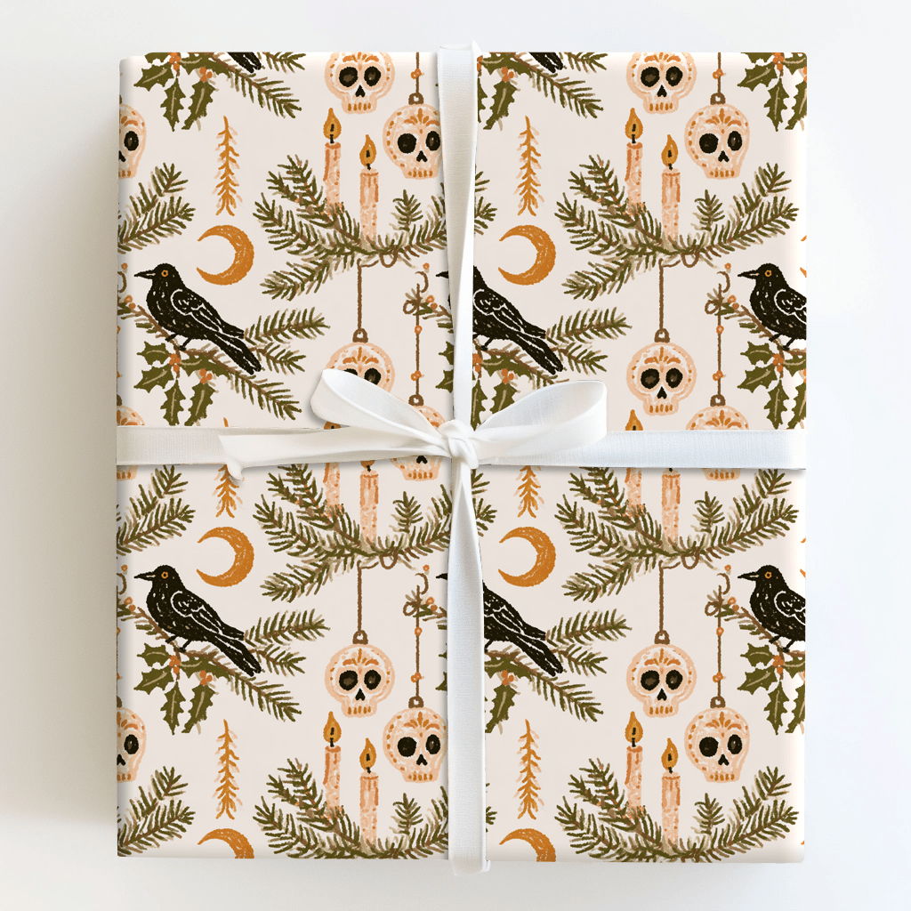 Nevermore Noël - Wrapping Paper - Aspen & Arlo