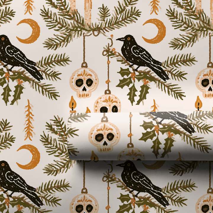 Nevermore Noël - Wrapping Paper - Aspen & Arlo
