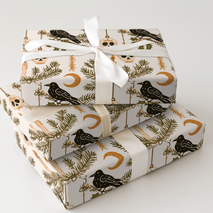 Nevermore Noël - Wrapping Paper - Aspen & Arlo