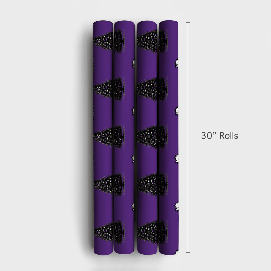 TCU Christmas Tree - Wrapping Paper - Aspen & Arlo