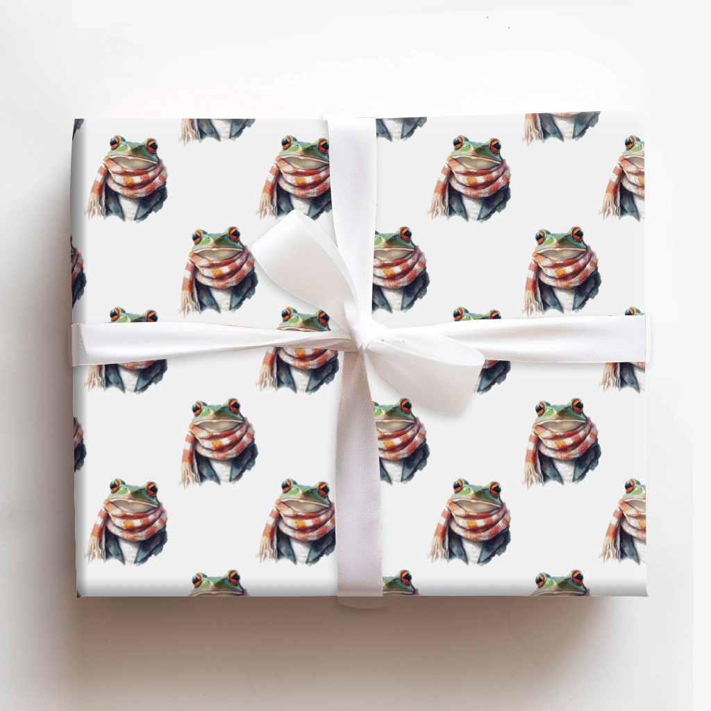 Frog Frozen - Wrapping Paper - Aspen & Arlo