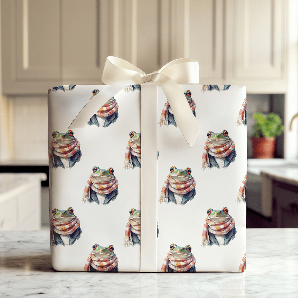 Frog Frozen - Wrapping Paper - Aspen & Arlo