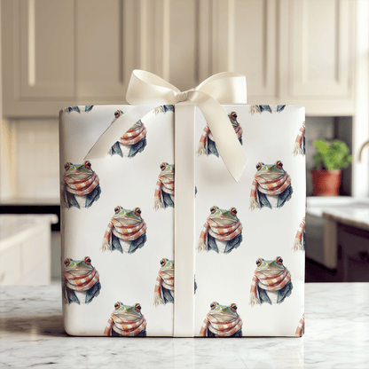 Frog Frozen - Wrapping Paper - Aspen & Arlo
