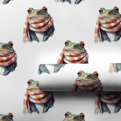 Frog Frozen - Wrapping Paper - Aspen & Arlo
