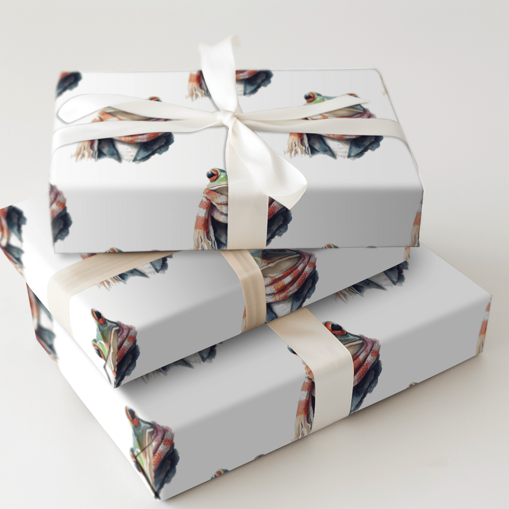 Frog Frozen - Wrapping Paper - Aspen & Arlo