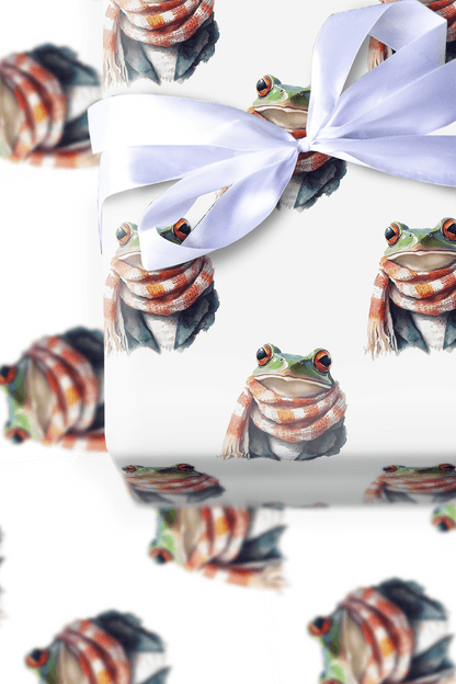 Frog Frozen - Wrapping Paper - Aspen & Arlo
