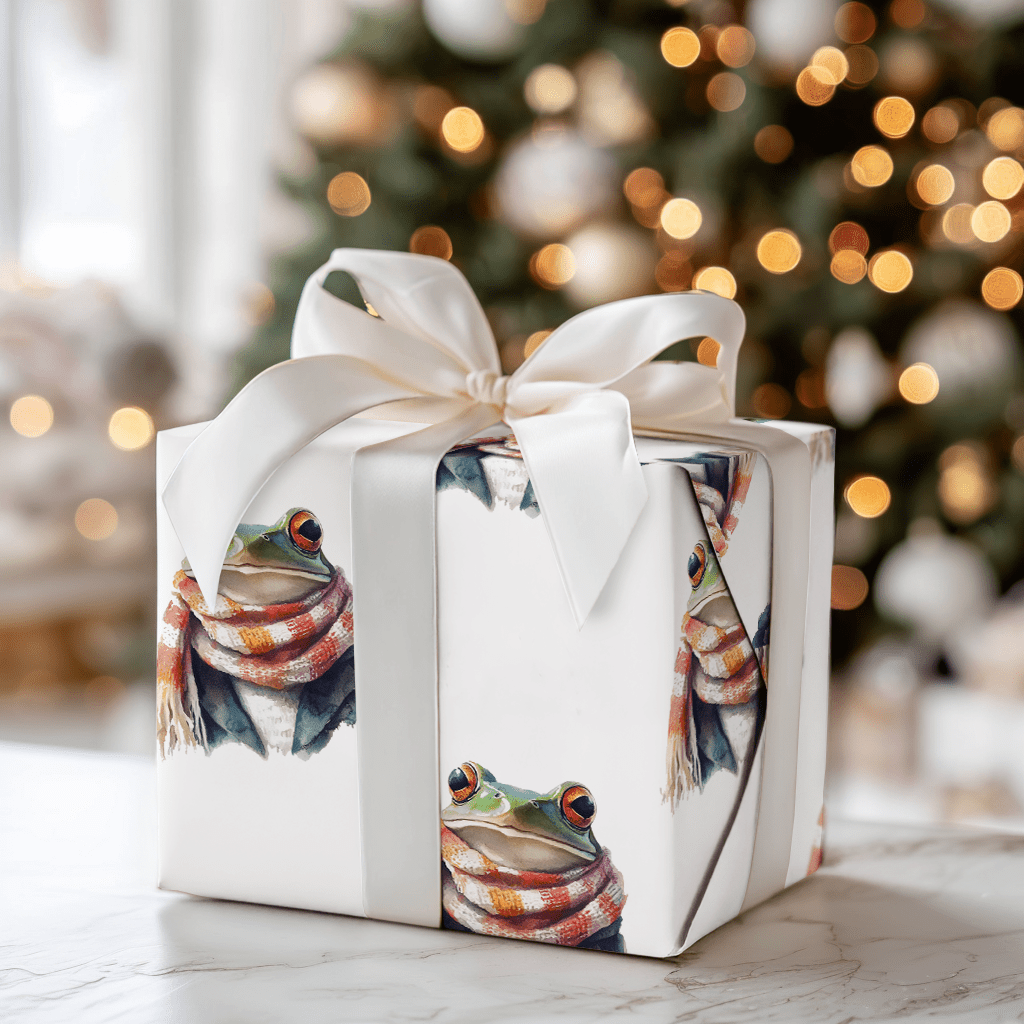Frog Frozen - Wrapping Paper - Aspen & Arlo