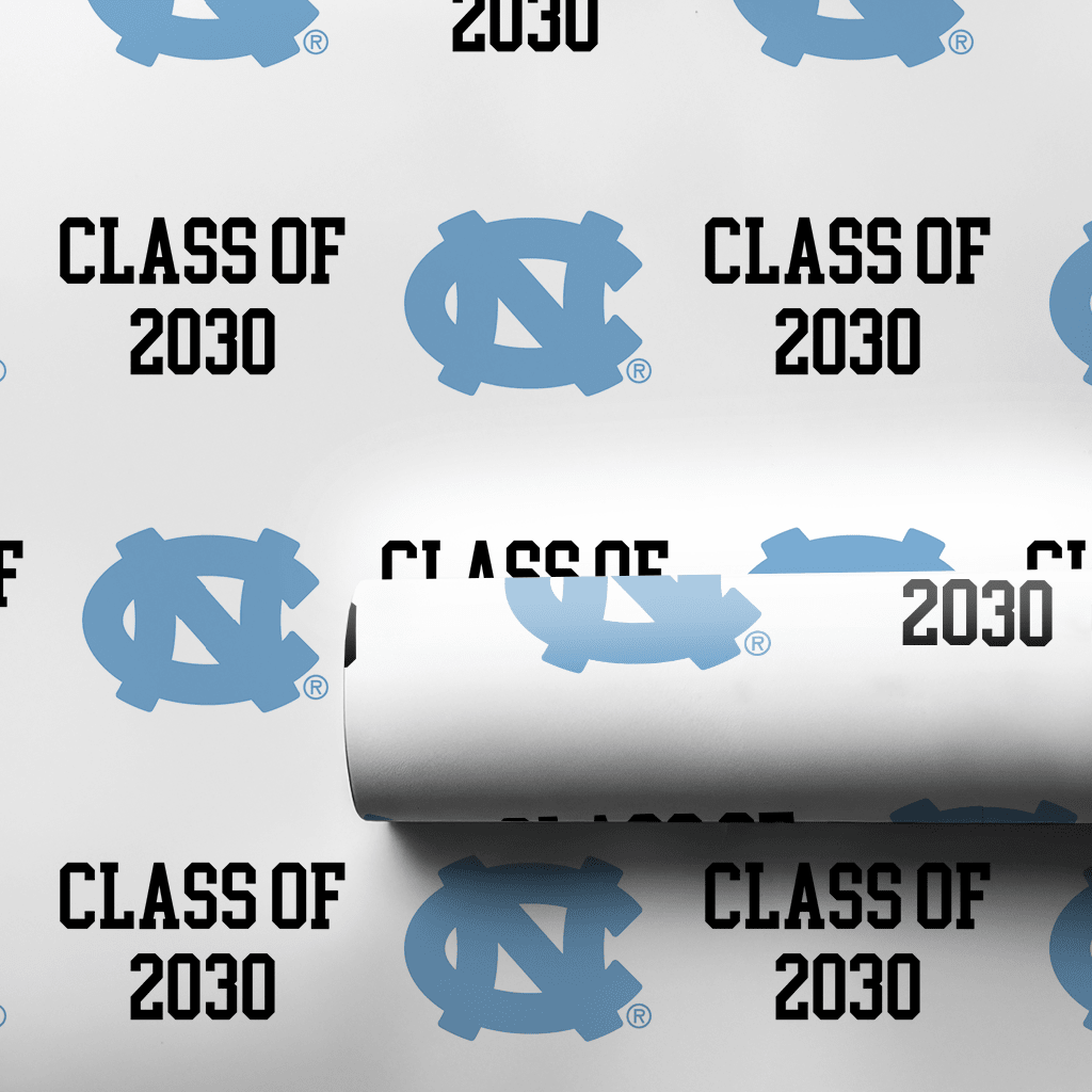 Carolina Class of 2030 - Wrapping Paper - Aspen & Arlo