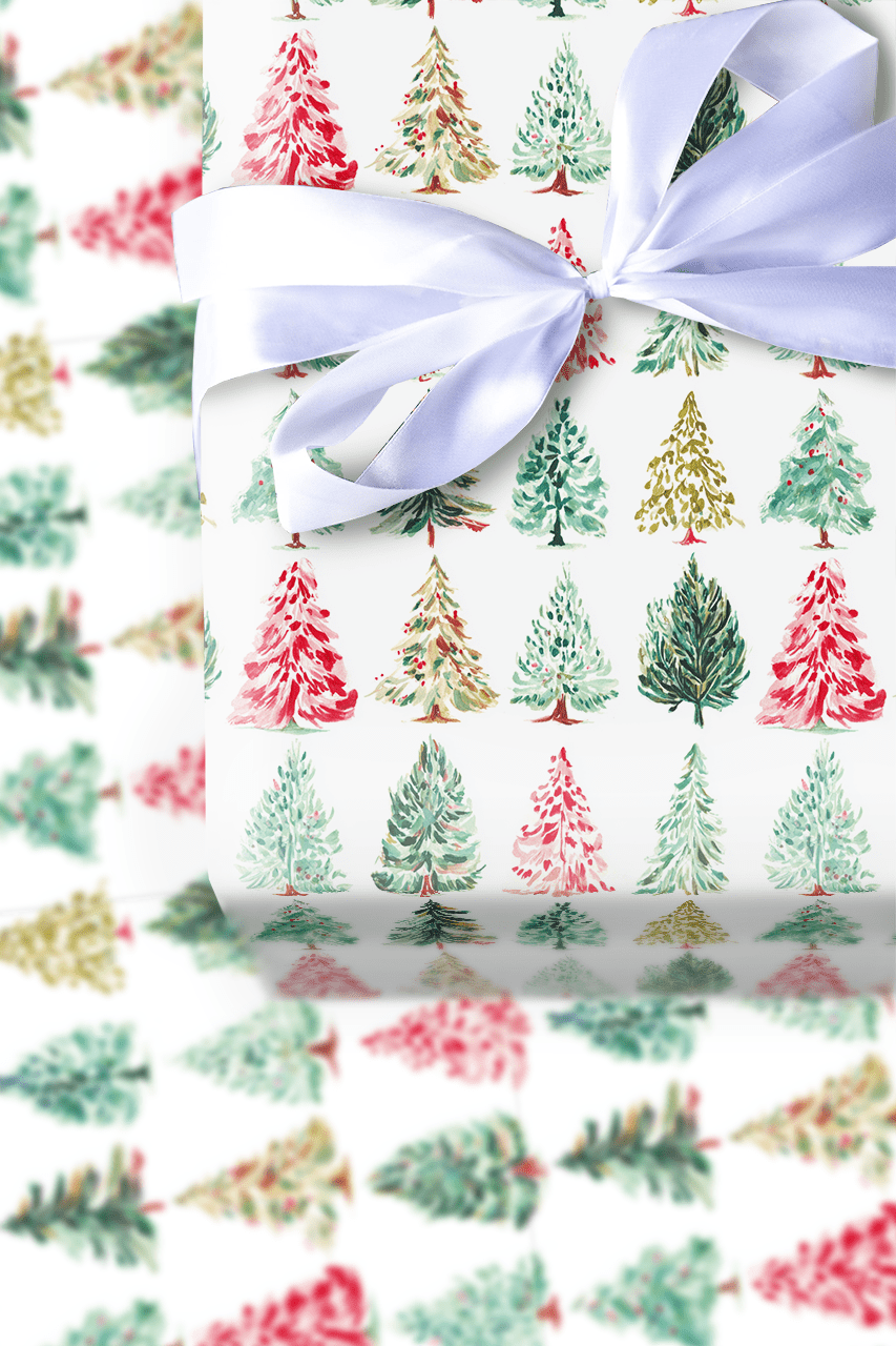 Whimsical Trees - Wrapping Paper - Aspen & Arlo