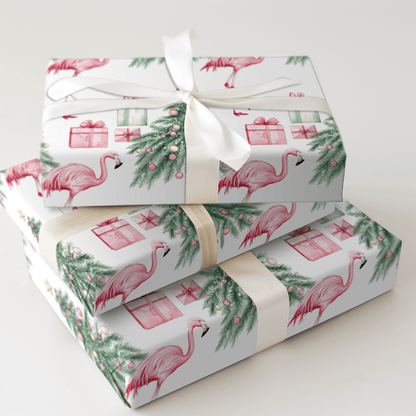Fa La La Flamingo - Wrapping Paper - Aspen & Arlo