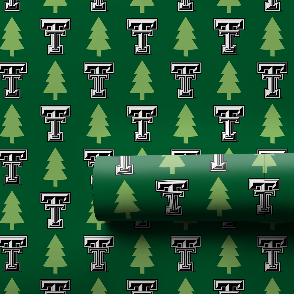 Twinkling Raider Pines - Wrapping Paper - Aspen & Arlo