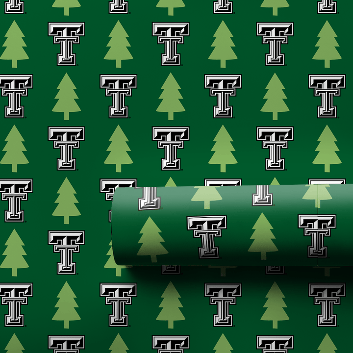 Twinkling Raider Pines - Wrapping Paper - Aspen & Arlo