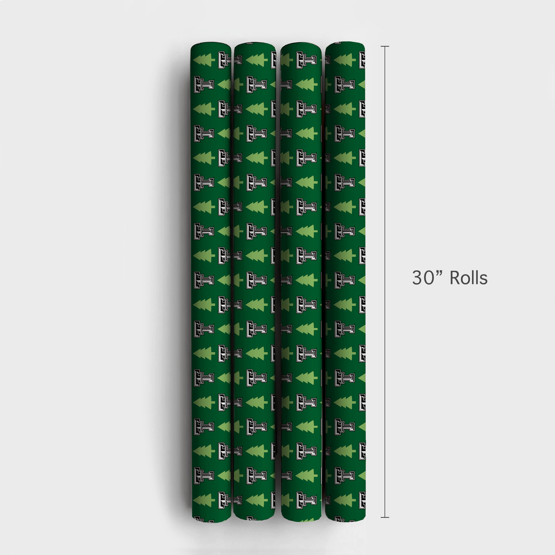 Twinkling Raider Pines - Wrapping Paper - Aspen & Arlo