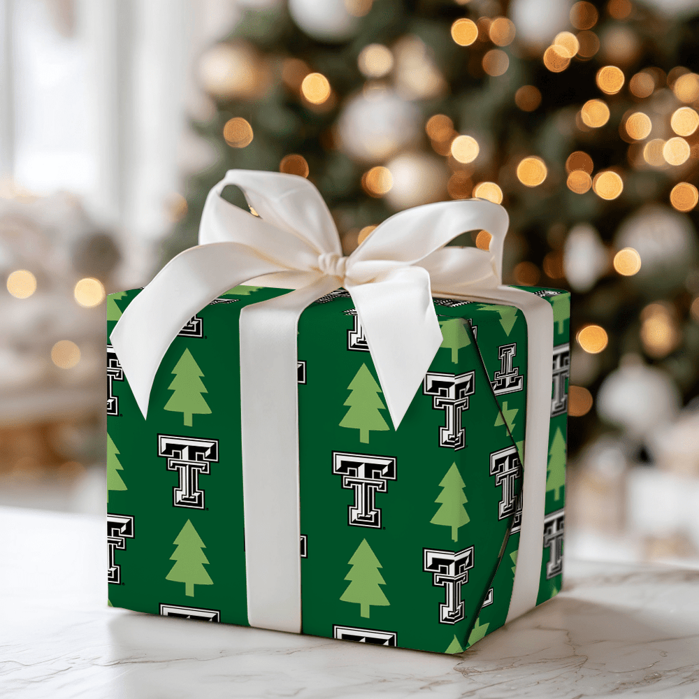 Twinkling Raider Pines - Wrapping Paper - Aspen & Arlo