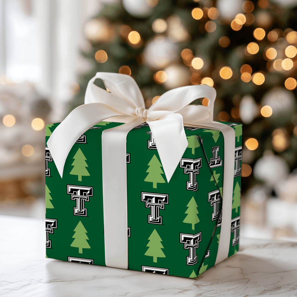 Twinkling Raider Pines - Wrapping Paper - Aspen & Arlo