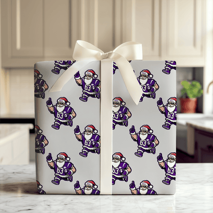 Santa’s Wildcat Kickoff - Wrapping Paper - Aspen & Arlo