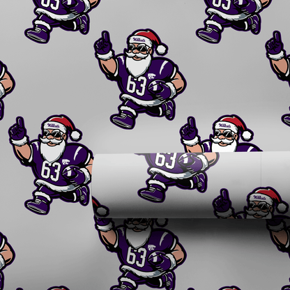 Santa’s Wildcat Kickoff - Wrapping Paper - Aspen & Arlo