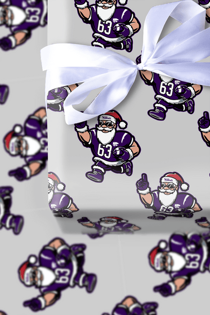 Santa’s Wildcat Kickoff - Wrapping Paper - Aspen & Arlo
