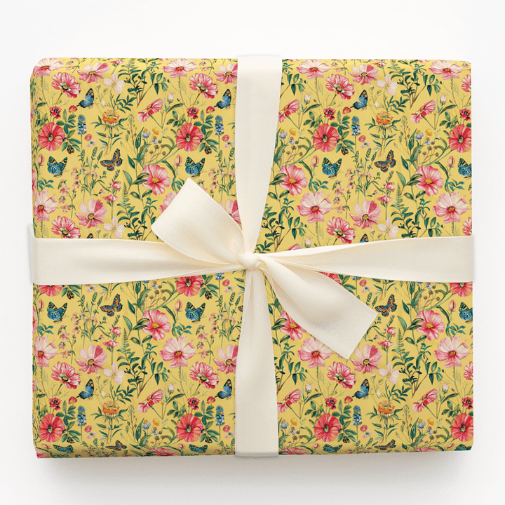 Garden Party Golden - Wrapping Paper - Aspen & Arlo