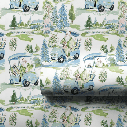 Frosted Golf Course - Wrapping Paper - Aspen & Arlo