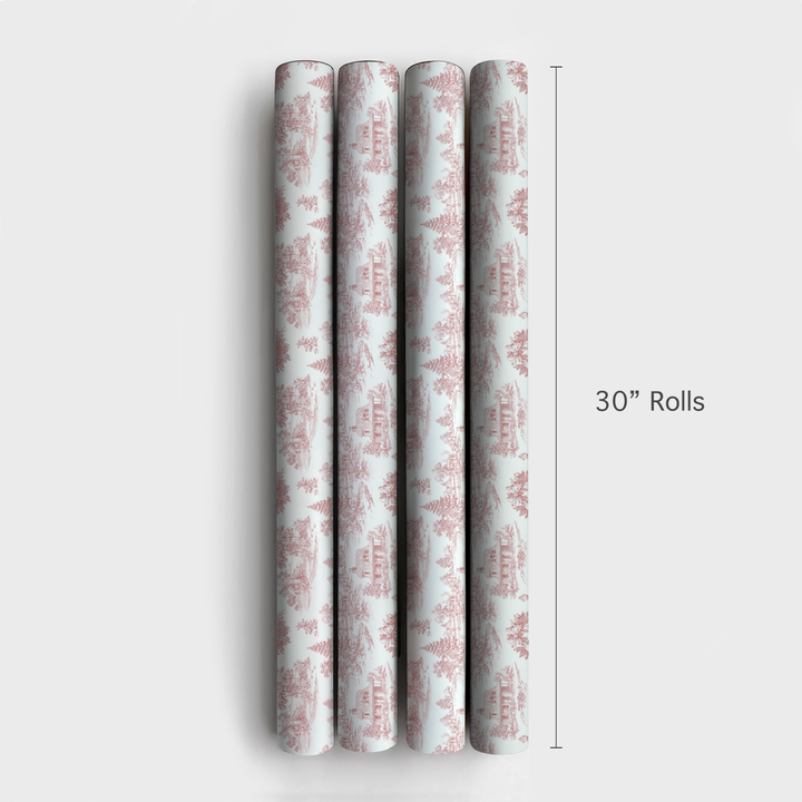 Red Wreath Toile