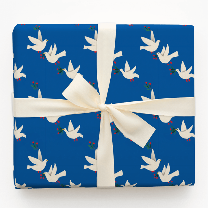Winter Dove - Wrapping Paper - Aspen & Arlo