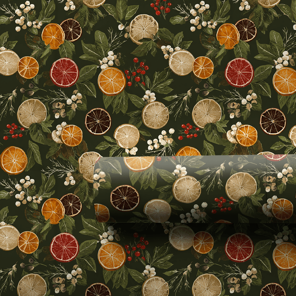 Dried Citrus - Wrapping Paper - Aspen & Arlo