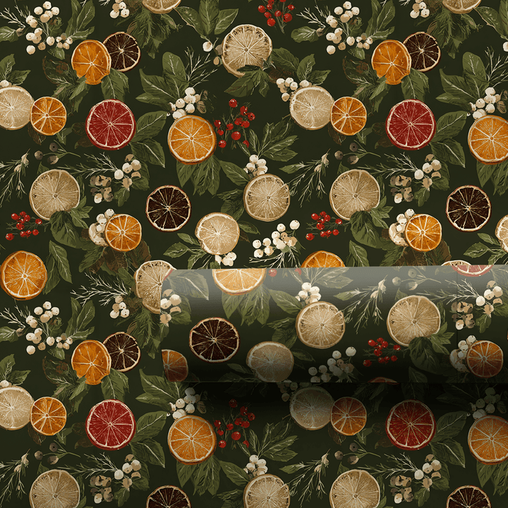 Dried Citrus - Wrapping Paper - Aspen & Arlo