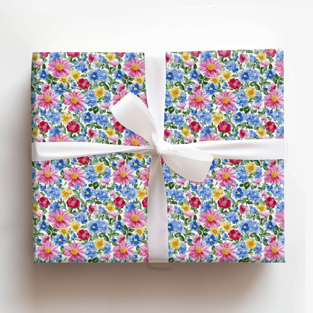 Floral Me Once - Wrapping Paper - Aspen & Arlo