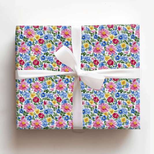 Floral Me Once - Wrapping Paper - Aspen & Arlo