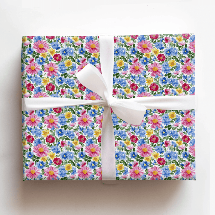 Floral Me Once - Wrapping Paper - Aspen & Arlo