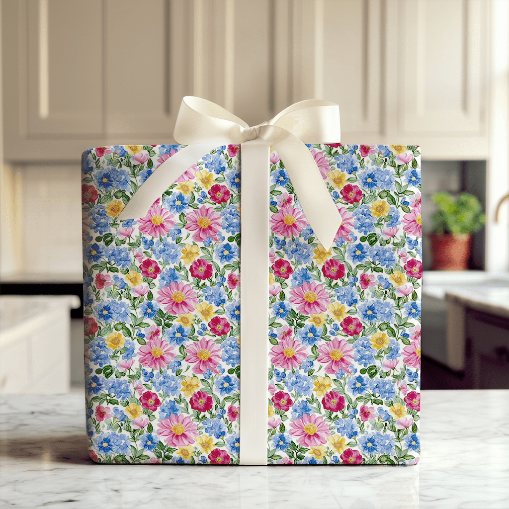 Floral Me Once - Wrapping Paper - Aspen & Arlo