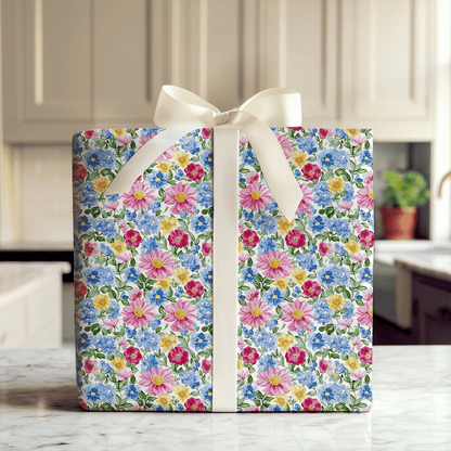 Floral Me Once - Wrapping Paper - Aspen & Arlo