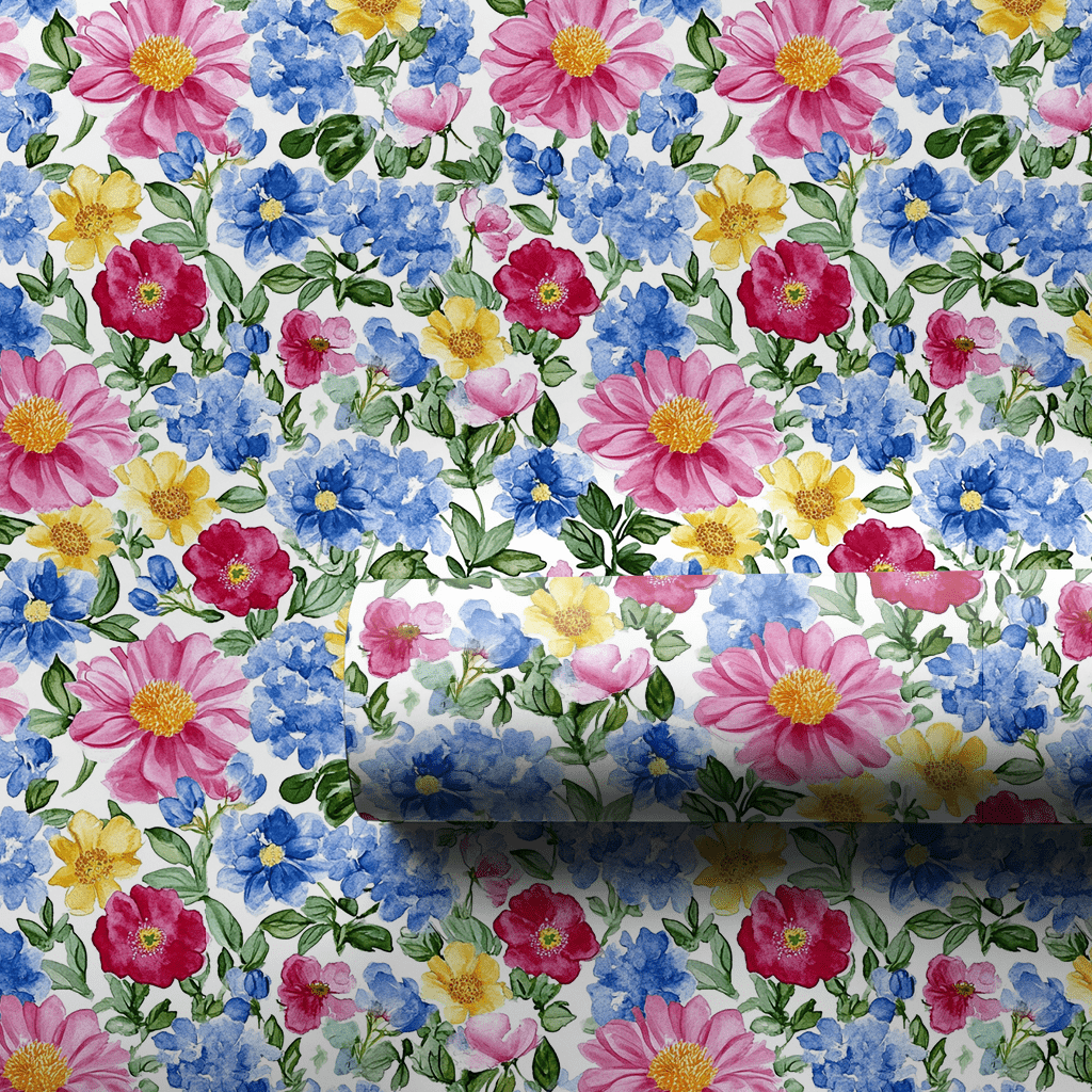 Floral Me Once - Wrapping Paper - Aspen & Arlo