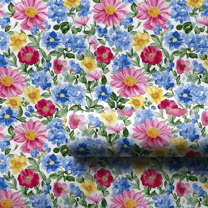 Floral Me Once - Wrapping Paper - Aspen & Arlo