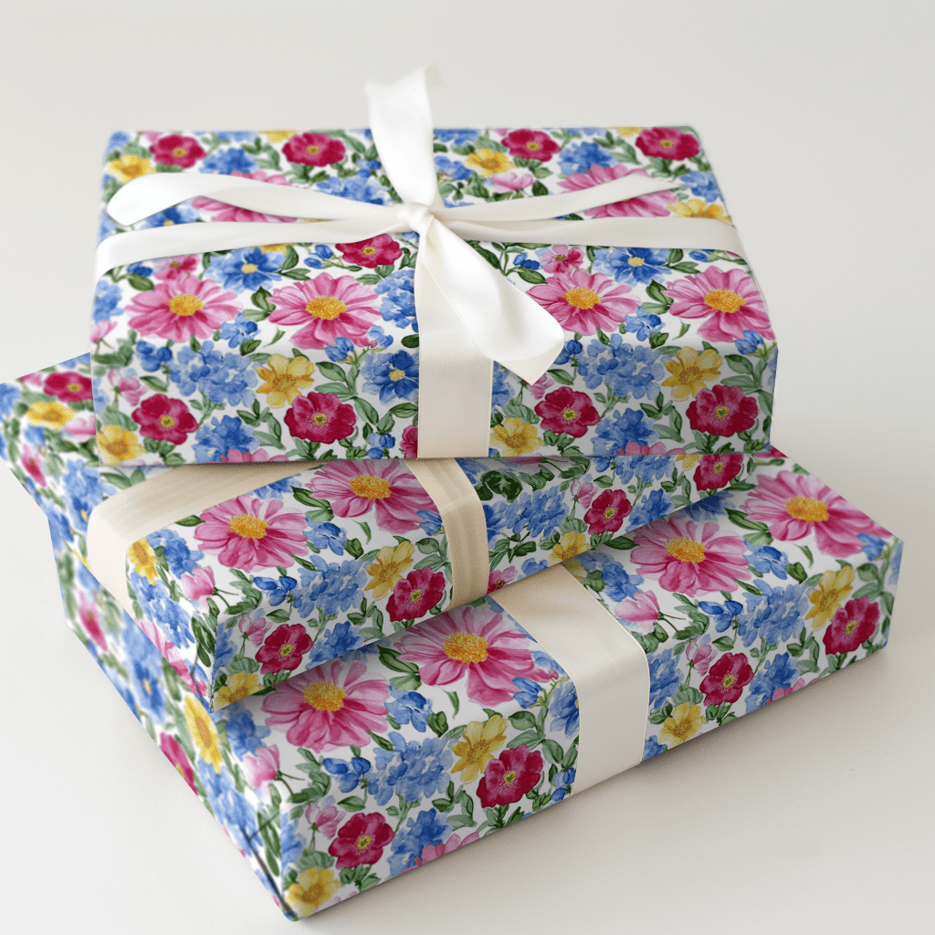 Floral Me Once - Wrapping Paper - Aspen & Arlo