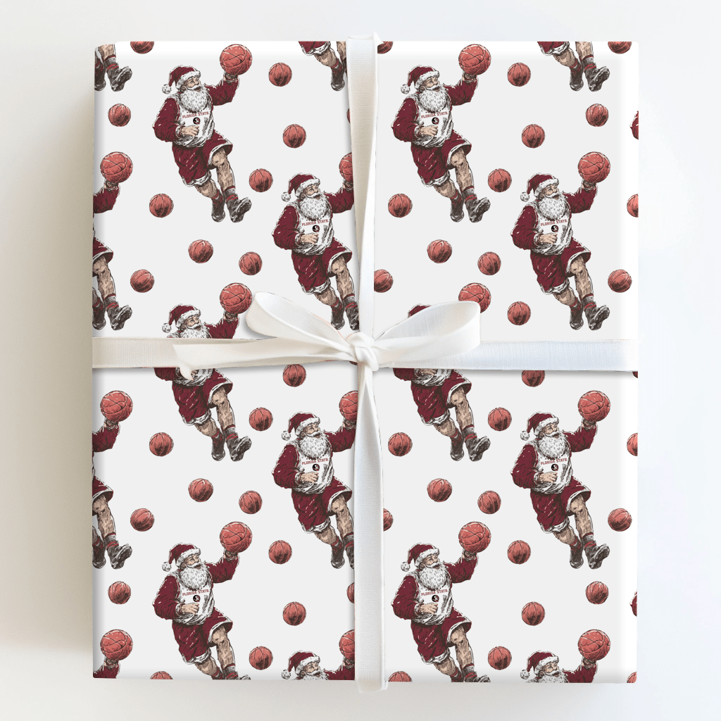 Chief Claus Courtside - Wrapping Paper - Aspen & Arlo
