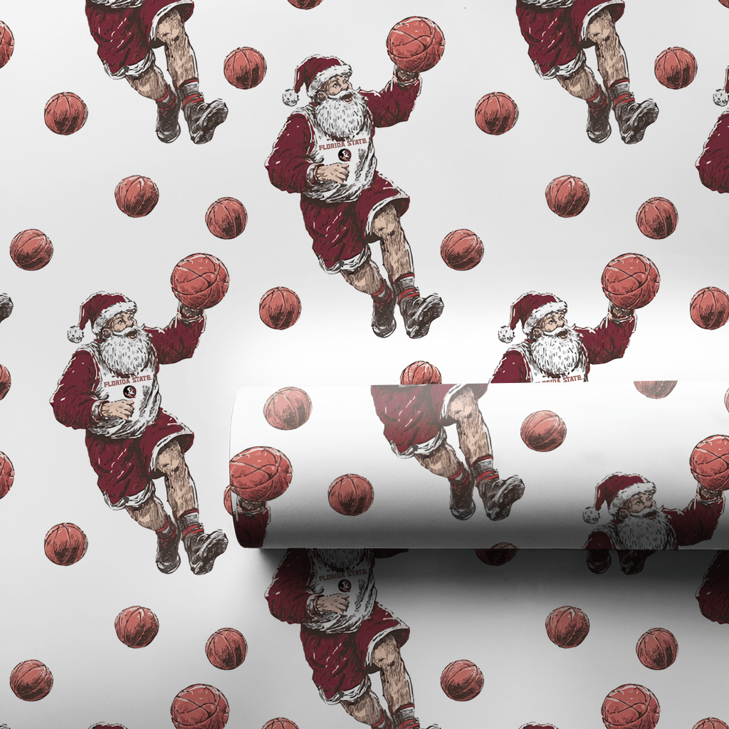 Chief Claus Courtside - Wrapping Paper - Aspen & Arlo