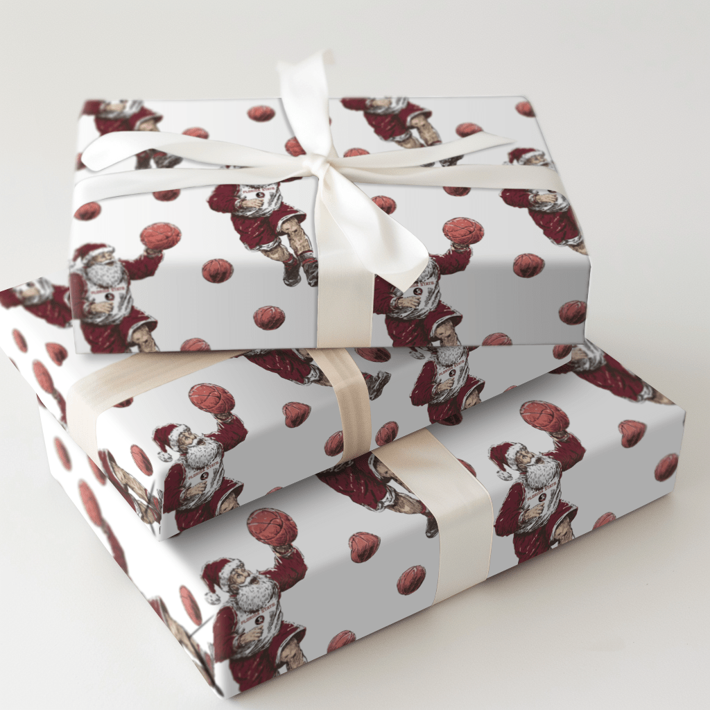 Chief Claus Courtside - Wrapping Paper - Aspen & Arlo