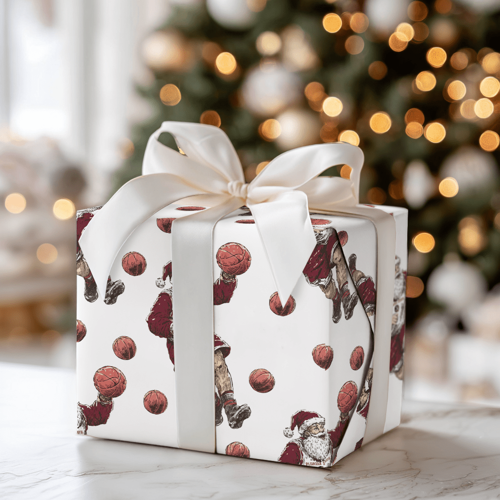 Chief Claus Courtside - Wrapping Paper - Aspen & Arlo