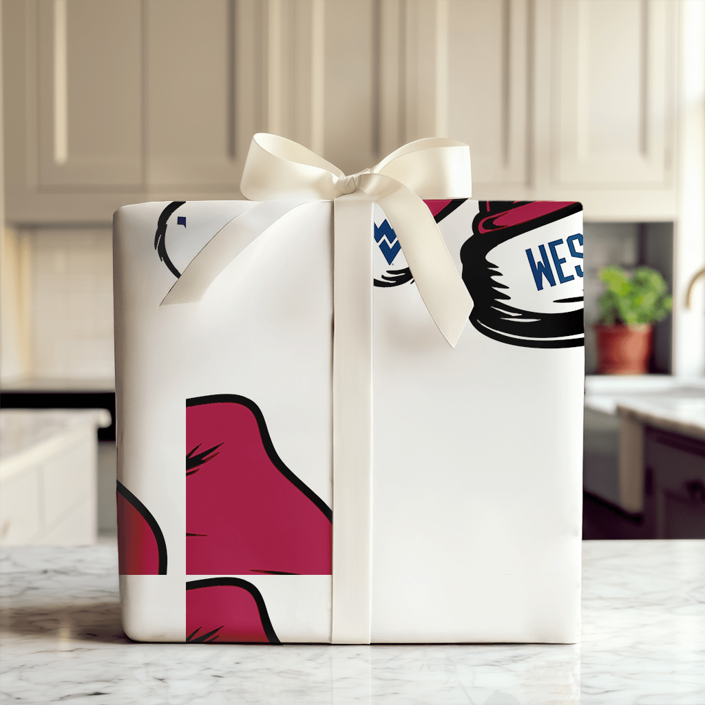 St. Nick of the Mountains - Wrapping Paper - Aspen & Arlo