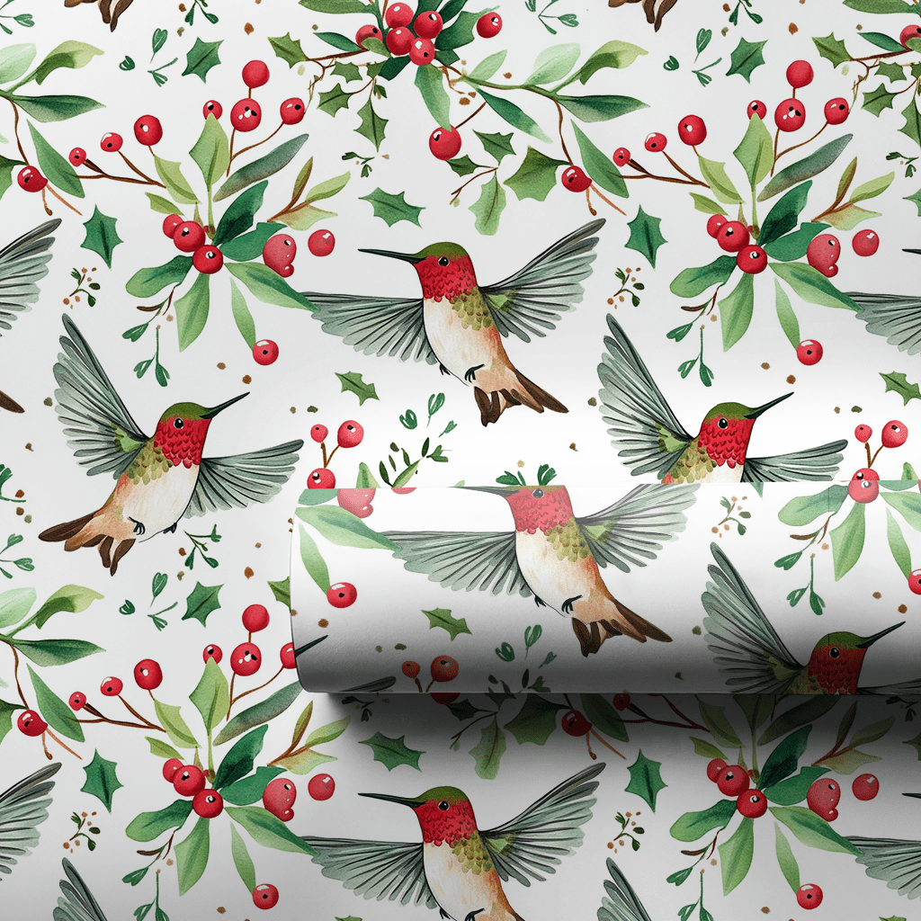 Holly Hummer - Wrapping Paper - Aspen & Arlo