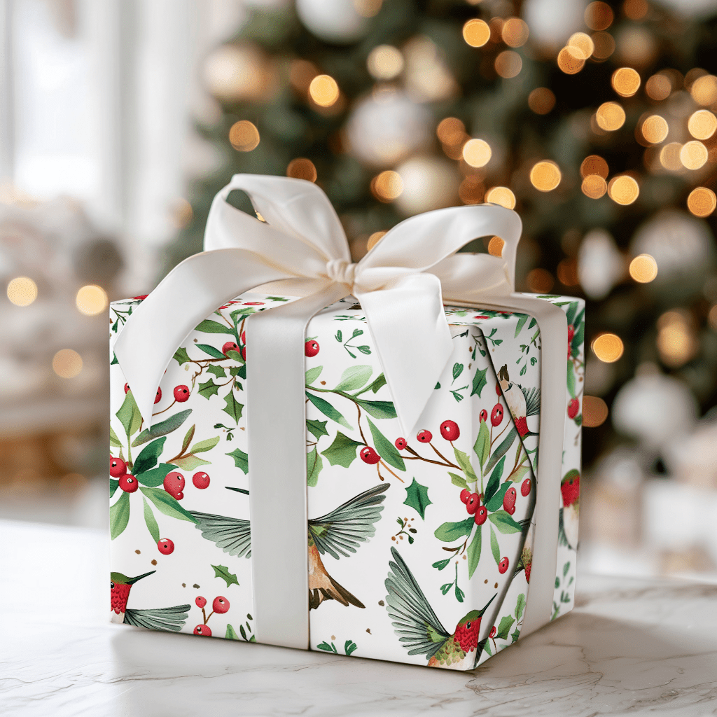 Holly Hummer - Wrapping Paper - Aspen & Arlo