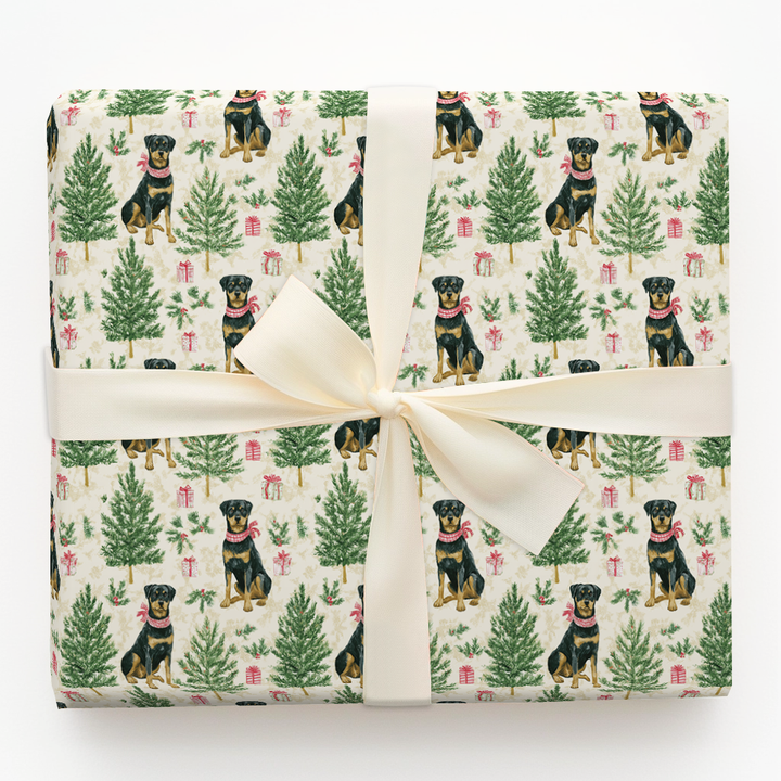 Rottweilers Under the Tree