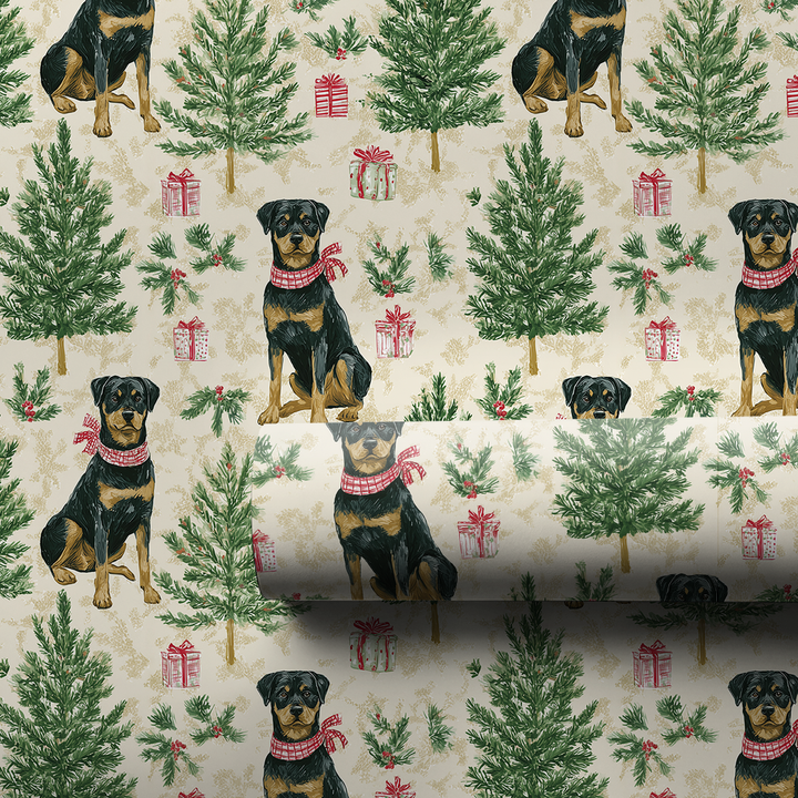 Rottweilers Under the Tree